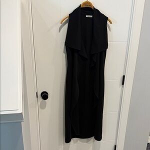 Ripe Black long vest size medium-large